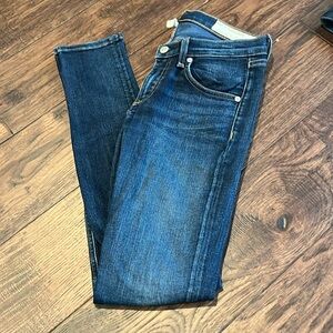 Rag & bone blue skinny jeans